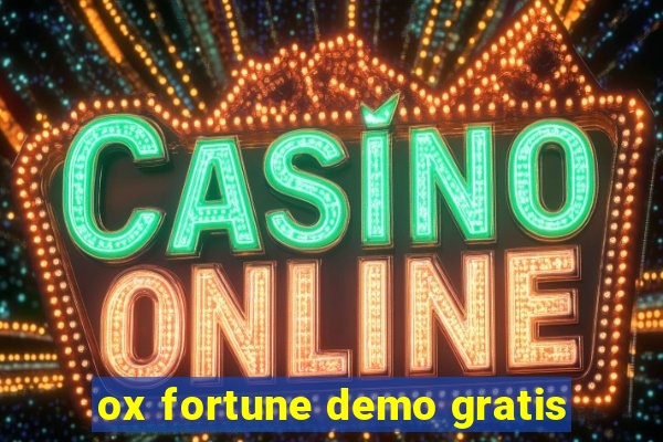 ox fortune demo gratis